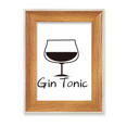 thumbnail image 1 of Outline Of Gin Tonic Desktop Wooden Photo Frame Display Picture Art Painting Multiple Sets, 1 of 4