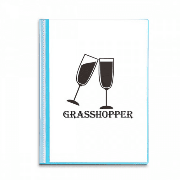 Outline Of Grass Hopper Book Sheet Protectors Portfolio Binder Folder
