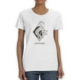 thumbnail image 1 of Outline Zodiac Sign Capricorn T-Shirt Women -Image by Shutterstock, Female x-Large, 1 of 4