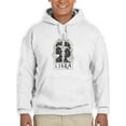 thumbnail image 1 of Outline Zodiac Sign Libra Hoodie Men -Image by Shutterstock, Male Medium, 1 of 4