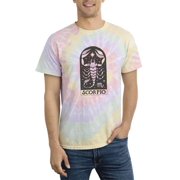 Outline Zodiac Sign Scorpio Tie Dye Spiral Men -Image by Shutterstock, Male XX-Large