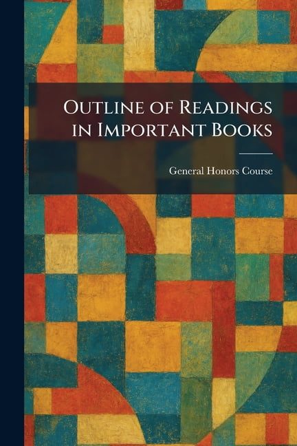 Outline of Readings in Important Books, (Paperback)