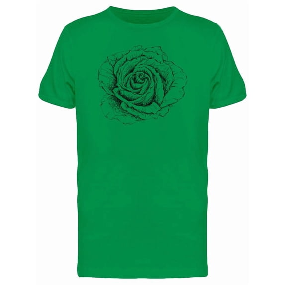 Outlines Of A Flower Tee Men's -Image by Shutterstock