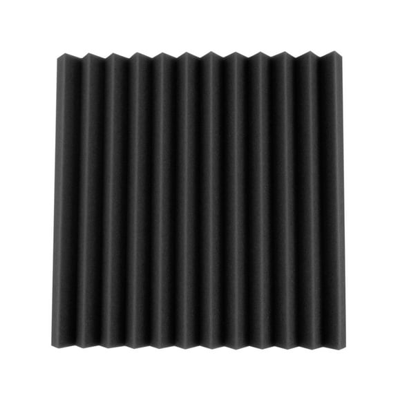 OutmaxHome 12Pcs Acoustic Foam Panels, Sound Proof Foam Panels for Walls, High Desnsity Studio Soundproofing Wedges - Noise Absorbing for Recording Studios, Office, Home, Offices Walls Ceiling