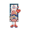 thumbnail image 1 of OutmaxHome 4th of July Gnomes Porch Sign Banner, Independence Day Decorations Patriotic Gnome Door Hanging Banner Supplies for Independence Day Memorial Day Party Decorations, 1 of 6