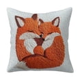 thumbnail image 1 of OutmaxHome Animal Theme Printed Throw Pillow Cover, Cute Small Animal Decorative Pillow Cover, for Bed, Sofa, Livingroom, Car, 1 of 6