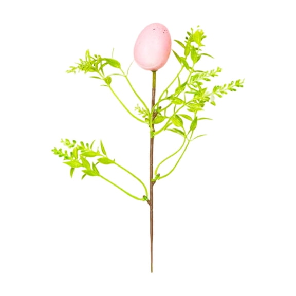 OutmaxHome Artificial Easter Egg Branch, Spring Easter Decorative Floral Stem, for Easter Party, Vase Flower Arrangement, Tabletop