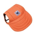 thumbnail image 1 of OutmaxHome Baseball Caps Hats with Comfortable Ear Holes for Small Medium and Large Dogs in Outdoor Sun Protection, 1 of 3