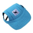 thumbnail image 1 of OutmaxHome Baseball Caps Hats with Comfortable Ear Holes for Small Medium and Large Dogs in Outdoor Sun Protection, 1 of 3