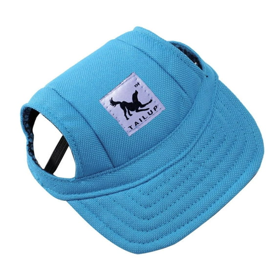 OutmaxHome Baseball Caps Hats with Comfortable Ear Holes for Small Medium and Large Dogs in Outdoor Sun Protection