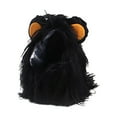 thumbnail image 1 of OutmaxHome Bear Mane for Cat Small Dog Halloween Costume Cat Bear Mane Wig Bear King Hat Cosplay Kitten Outfit for Halloween Easter Holiday Party Activity, 1 of 5