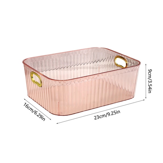 OutmaxHome Clear Plastic Storage Bins, Kitchen Organization and Storage or Pantry Storage – Fridge Organizer, Pantry Organization and Clear Storage Bins, Cabinet Organizers
