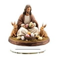 thumbnail image 1 of OutmaxHome Cute Easter Acrylic Bunny Figurine Indoor Easter Bunny Tabletop Decor Easter Gifts for Her, 1 of 4