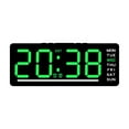 thumbnail image 1 of OutmaxHome Digital Large Alarm Clock Timer, Date, Temperature LED Display, Auto DST, Modern Decor for Desk, Wall, Classroom, Bedroom, Gift, Youngster and Elderly, 1 of 7