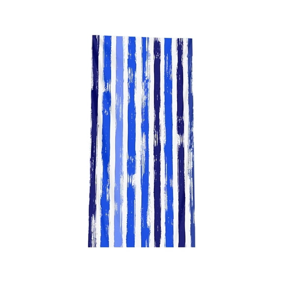 OutmaxHome Double Sided Soft Thickened Beach Towel, 29.5x59.1 Inch Quick Dry Stripe Towel, for Pool, Travel, Beach