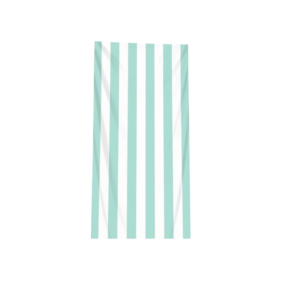 OutmaxHome Double Sided Soft Thickened Beach Towel, 29.5x59.1 Inch Quick Dry Stripe Towel, for Pool, Travel, Beach