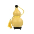 thumbnail image 1 of OutmaxHome Dried Gourd Shape Water Bottle with Lid, Portable 600ml Capacity Hollow Calabash, for Home, Farmhouse, 1 of 6