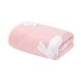thumbnail image 1 of OutmaxHome Easter Bunny Hand Towel,Rabbit Pattern Washcloth Face Towel for Bathroom,Super Soft Highly Absorbent Quick Dry Towels,Easter Gifts,14"x29", 1 of 7