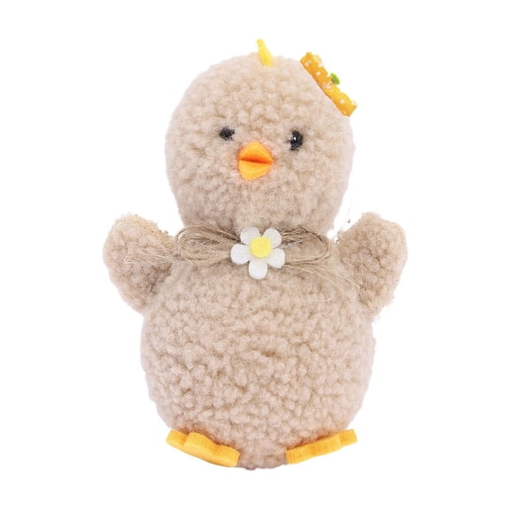 OutmaxHome Easter Cute Plush Chick Hanging Ornament, Lightweight Soft Durable Chick, Gift for Friends and Families, for Easter Party, Livingroom, Bedroom, Tabletop