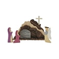 thumbnail image 1 of OutmaxHome Easter Nativity Scene Wooden Tabletop Decorations Spring Easter Decor Party Favors, 1 of 6