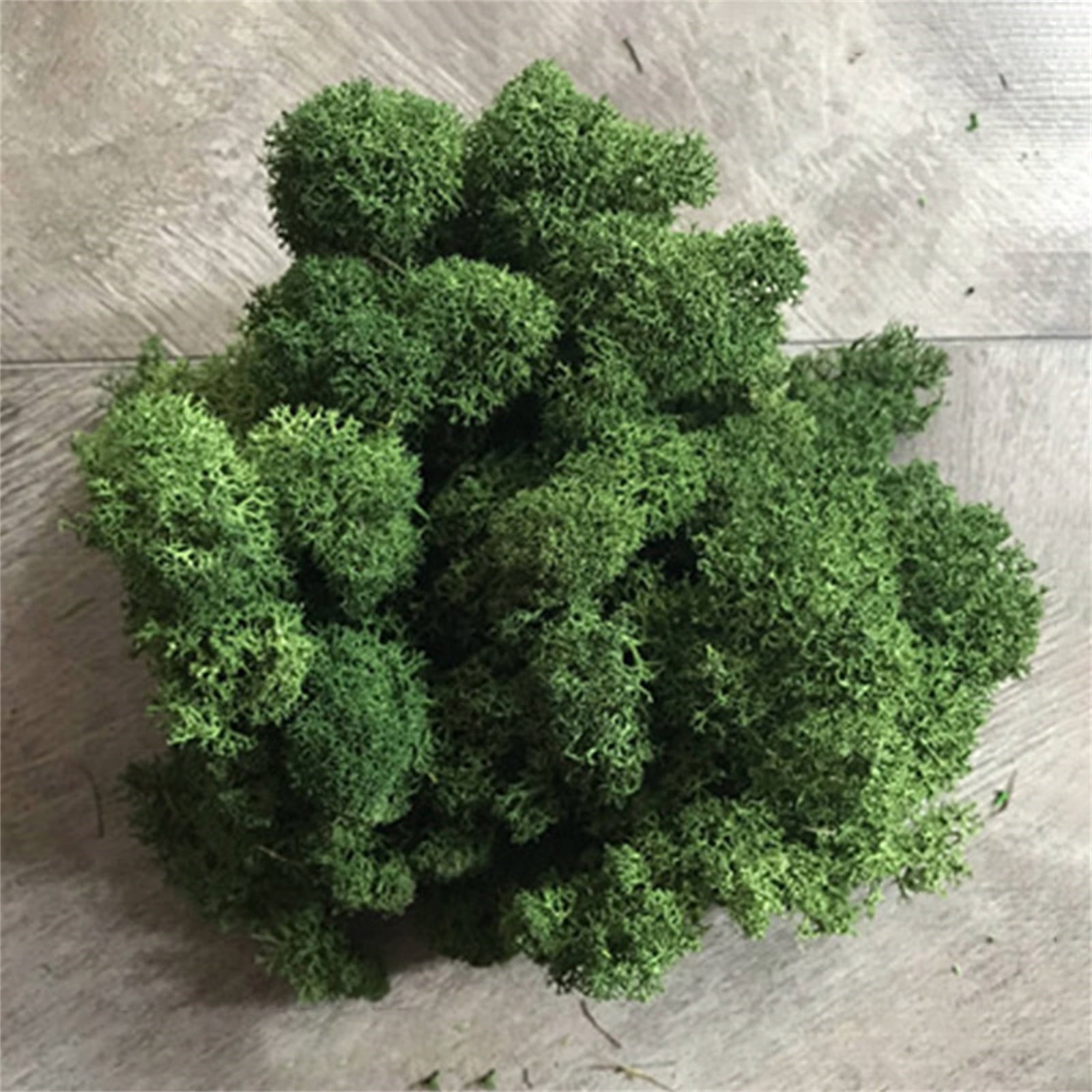 OutmaxHome Fake Moss, Moss for Crafts Faux Moss Decor Natural Green Moss DIY Art Wall Floral Moss Terrariums Gardenning Decor Wedding Easter Table Home Office Art Landscape Garden Decoration