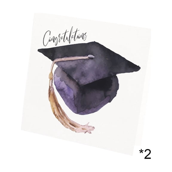 OutmaxHome Graduation Season Greeting Card with Envelope Set of 2, Class of 2026 Congrats Card, Gift for Men or Women