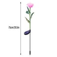 thumbnail image 1 of OutmaxHome LED Outdoor Garden Solar Rose Simulation Light (single Head), 1 of 2