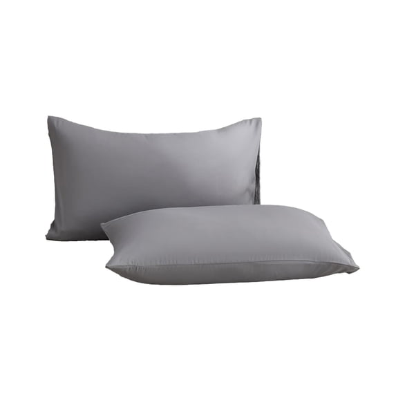 OutmaxHome Lightweight Soft Pillowcase, Solid Color Comfortable Pillow Cover, 20.1x29.5 Inch Zippered Pillowcase for Bed, Sofa, Travel