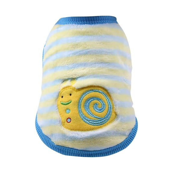 OutmaxHome Pet Dog Classic Knitwear Sweater Fleece Coat Thickening Warm Pup Dogs Shirt Winter Pet Dog Cat Clothes Puppy Customes Clothing for Small Medium Dogs