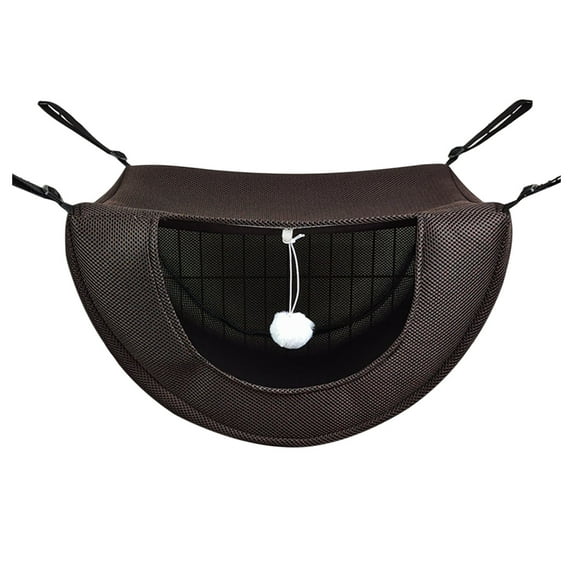 OutmaxHome Summer Cat Hammock - Breathable, Machine Washable Pet Bed with Sandwich Mesh Design – Easy Install Cage Mat for Cats