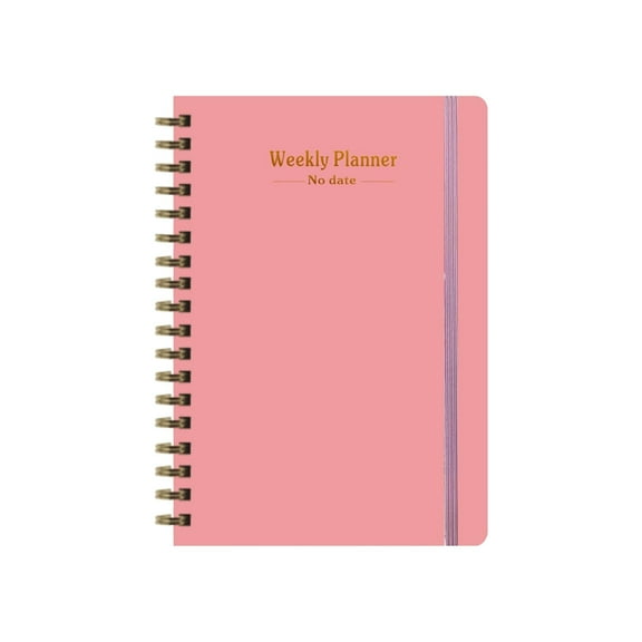 OutmaxHome Undated Daily Planner,Undated Planner with Hourly Schedules, Top Priorities Items and To Do List, Appointment Book for Time Management, 5.7 × 8.2 Inch
