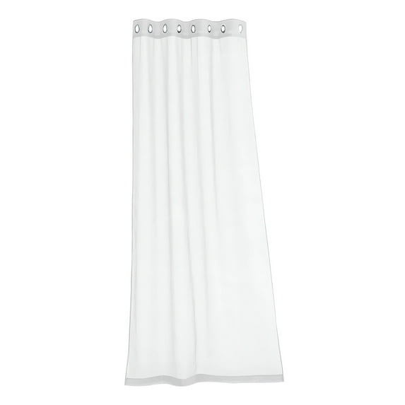 OutmaxHome Waterproof Transparent Outdoor Screen Curtain - UV Resistant Window & Terrace Shade Net (83x51in) - Windproof, Easy Clean Polyester Mesh for Patio/Pavilion/Gazebo