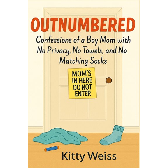 Outnumbered: Subtitle: Confessions of a Boy Mom with No Privacy, No Towels, and No Matching Socks, (Paperback)