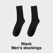 Outoddr Socks Long Casual New Autumn Warm Plain Absorb Sweat Sport Cotton Socks Solid Color Korean Style School Breathable