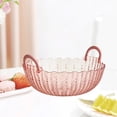 thumbnail image 1 of Outoloxit 10-Inch Large Capacity Plastic Fruit and Snack Serving Tray, Elegant Party Platter for Living Room Coffee Table, 1 of 8