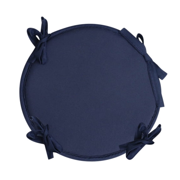 Outoloxit 15" Seat Cushion Indoor Outdoor Chair Cushions Round Chair Cushions with Ties, Round Chair Pads for Dining Chairs Round Seat Cushion Garden Chair Cushions Set for Furnitu