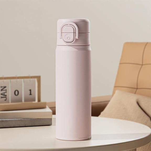 Outoloxit 16Oz 316 Stainless Steel Insulated Water Bottle with Straw and Tea Infuser, Vacuum Technology, Leak Proof for Travel, Gym, School and Office