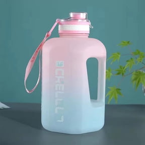 Outoloxit 2200ML(74OZ) Large Water Bottle with Straw and Tea Infuser, Frosted Plastic Big Belly Cup for Outdoor Sports Gym Hiking, Leak Proof BPA Free Portable Jug with Carry Rope for Men Women