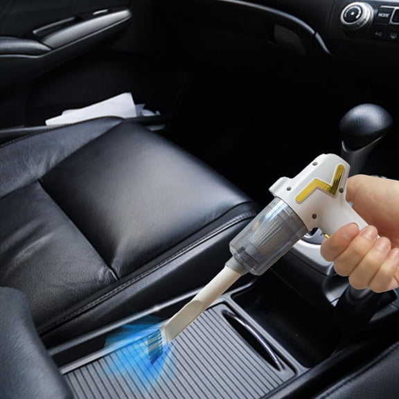 Outoloxit 3-In-1 Handheld Vacuum Cleaner, 120W High Power Portable & Cordless Car Vacuum with USB-C Rechargeable, Air Duster Blower and Brush Nozzles