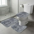 thumbnail image 1 of Outoloxit 3-Piece Thick Bathroom Rug Set, Ultra Soft and Highly Absorbent with Non-Slip Backing, Machine Washable, Ideal for Bathroom and Toilet Mats, 1 of 8