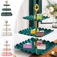 thumbnail image 1 of Outoloxit 3-Tier Heavy Duty Serving Stand for Wedding Parties Fruit Dessert Display with Easy Assembly, 1 of 7