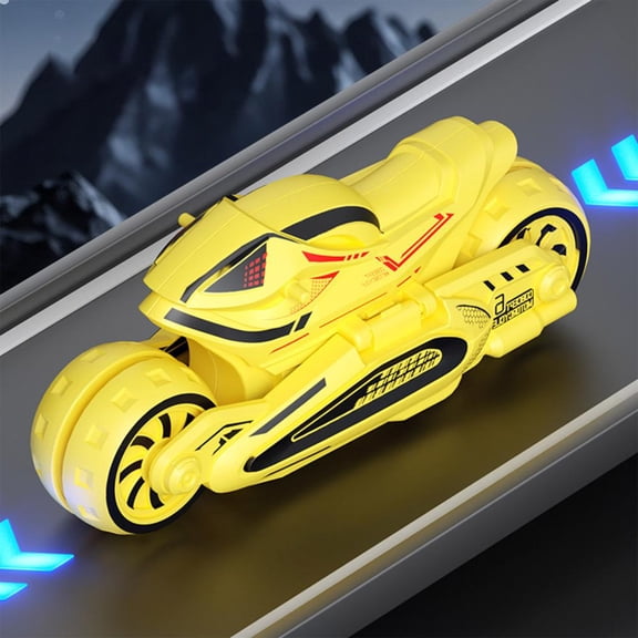 Outoloxit 3-in-1 Deformable Motorcycle Slide Car Toy - Inertia Powered Drifting and Racing Interactive Play for Kids