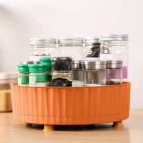 Outoloxit 360-Degree Rotating Spice Rack Organizer, Multi-Purpose Kitchen Countertop Storage Box for Spices and Cosmetics, Space-Saving Design with Easy Access