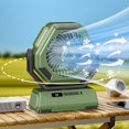 thumbnail image 1 of Outoloxit 6-Inch Portable Camping Fan with LED Light and Digital Display, 6000mAh Rechargeable Battery, Quiet Auto Oscillating for Outdoor Camping Hiking Home Use, 1 of 8