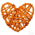 thumbnail image 1 of Outoloxit 6CM Handmade Rattan Heart Wall Decor, Boho Woven Photo Holder for Wedding, Natural Wicker Decorative Display, 1 of 6