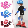 thumbnail image 1 of Outoloxit 7Pcs Kids Protective Gear Set with Helmet, Adjustable Knee Elbow Pads for Cycling Skateboarding Roller Skating, Ages 5-16, Lightweight & Breathable, 1 of 8