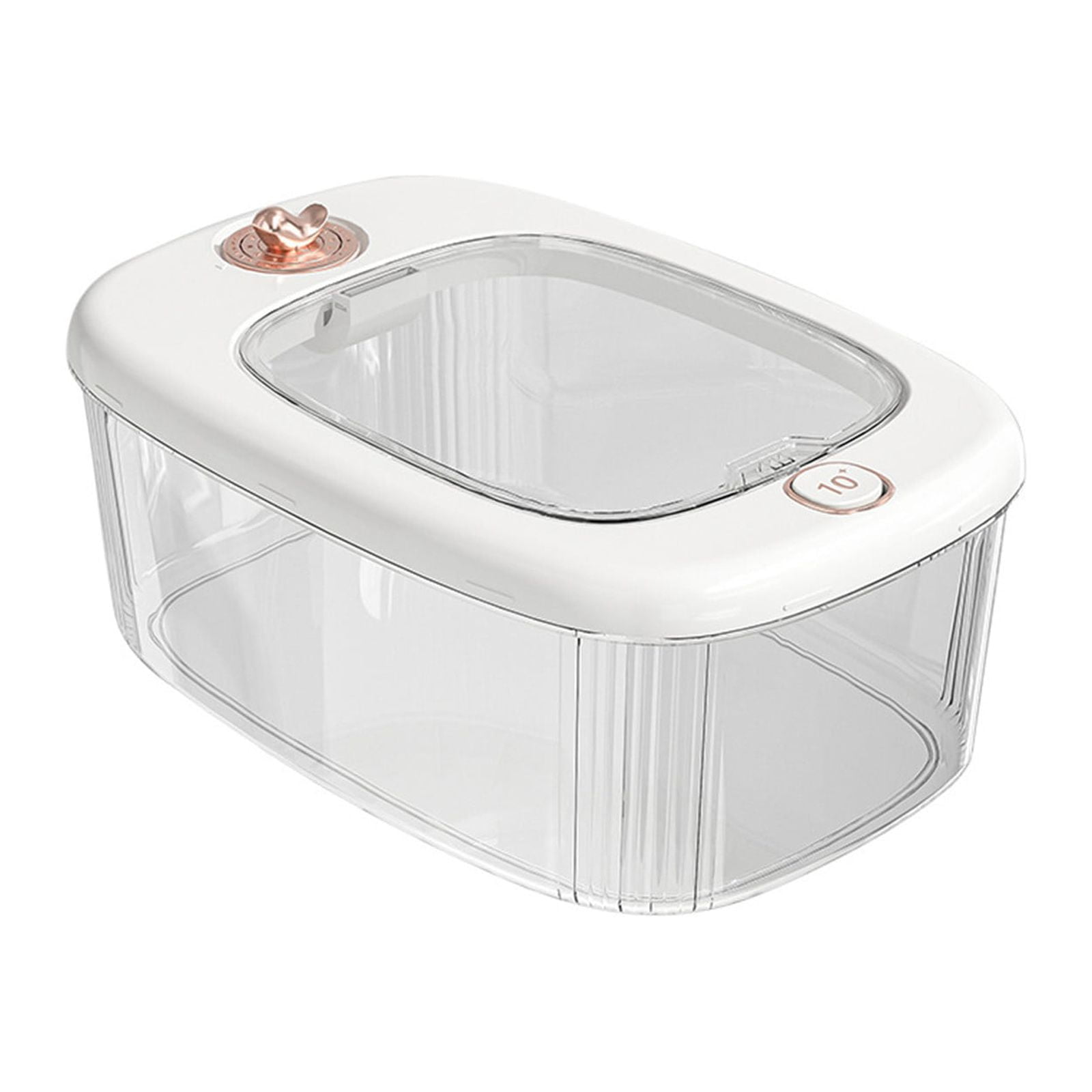 Outoloxit Airtight Rice Dispenser, Cover Rice Bucket for Cereal Grain