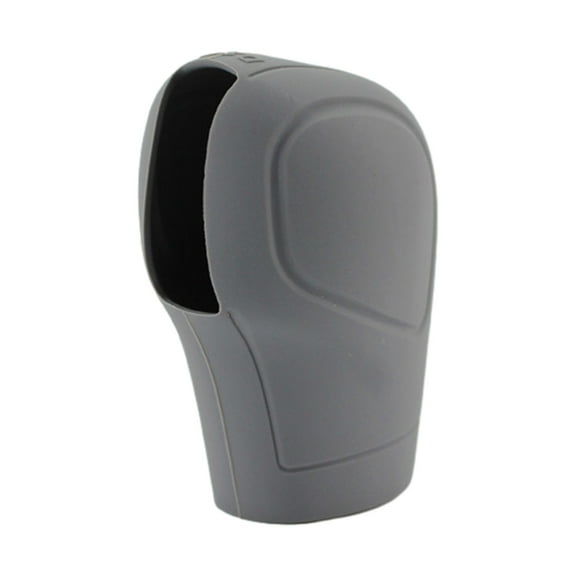 Outoloxit Car Gear Shifter Knob Cover, Elastic Silicone Car Automatic Shifter Protector Cover, Universal Antl-Slip Auto Knob Gear Stick Protector Vehicle Accessories, Gray