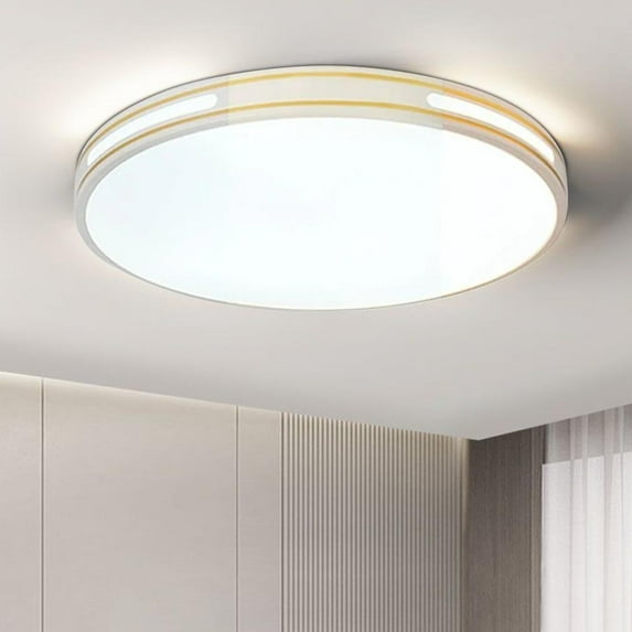 Outoloxit Circular Smart Crystal Ceiling Lamp with Dimmable Light for Modern Living Room