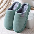 thumbnail image 1 of Outoloxit Cotton Slippers for Indoor Home Warm Soft Sole Comfortable for Couples, 1 of 7